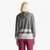 Woman Gray Sweater In Cashmere Blend With Hood