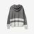 Woman Gray Sweater In Cashmere Blend With Hood