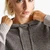 Woman Gray Sweater In Cashmere Blend With Hood