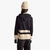 Woman Black Sweater In Cashmere Blend With Hood