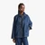 Woman Short Denim Trench Coat
