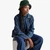 Woman Short Denim Trench Coat