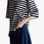 Woman Oversized Striped T-Shirt