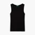Woman Black Tank Top In Pure Cotton