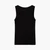 Woman Black Tank Top In Pure Cotton