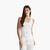 Woman White Tank Top In Pure Cotton
