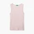 Woman Pink Tank Top In Pure Cotton