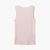 Woman Pink Tank Top In Pure Cotton