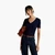 Woman Pure Cotton T-Shirt With V-Neck