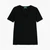 Woman Pure Cotton T-Shirt With V-Neck