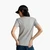 Woman Pure Cotton T-Shirt With V-Neck