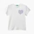 Girl Junior T-Shirt With Glittery Logo
