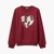 Girl Junior Sweatshirt With Glittery Logo Print