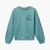 Girl Junior Sweatshirt With Glittery Logo Print