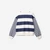 Woman Striped Crew Neck Hoodie