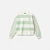 Woman Striped Crew Neck Hoodie