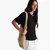 Woman Slim Fit T-Shirt In Stretch Viscose