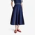 Woman Midi Skirt With Stripe Insert