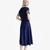 Woman Midi Skirt With Stripe Insert