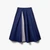 Woman Midi Skirt With Stripe Insert