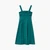 Woman Square Neck Dress In Pure Linen