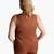 Woman Sleeveless Top In Pure Linen