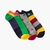 Unisex Three Pairs Of Stretch Cotton Blend Socks