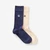 Unisex Two Pairs Of High Socks