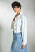 Womens Denim Cropped Trucker Jacket