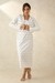 Womens Cotton Polka Crop Blazer