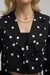 Womens Cotton Polka Crop Blazer