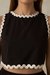Womens Ric Rac Lace Black Co Ords