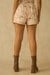 Womens Off-White Floral Shorts