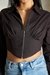 Womens Corset Cotton Crop Shirt