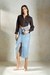 Womens Corset Cotton Crop Shirt