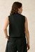 Womens  High Collar Crop Vest