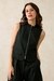 Womens  High Collar Crop Vest