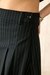 Womens Navy blue mini pleated skirt