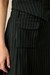 Womens Navy blue mini pleated skirt