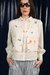 Womens Eco-Printed Tie-Up Waistcoat