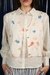 Womens Eco-Printed Tie-Up Waistcoat