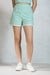 Womens Cotton Gingham Mini Short
