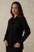 Womens Black Utilitarian Shacket