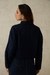 Womens Navy Blue Cropped Jacket