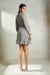 Womens Monochrome Wrap Dress