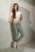 Womens Striped Cotton Trousers