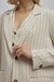 Womens Beige Jail Stripe Blazer