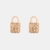 Signature C Pavé Padlock Stud Boxed Earrings