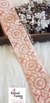 Creative Thread Works Peach Base Embroidered Trim