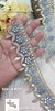Grey Mirror Bloom Single-Cut Gota Lace